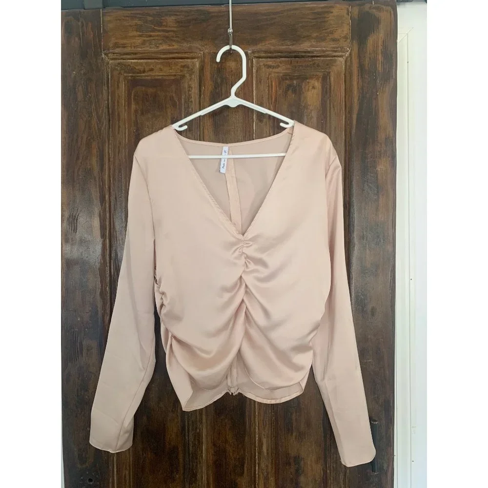 Cream Ruched Top - Picture 1 of 1